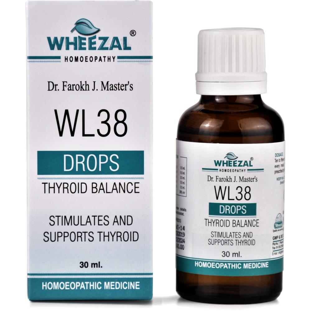 Wheezal WL-38 Thyroid Balance Drops 30ml Wheezal WL-38 Thyroid Balance Drops 30ml