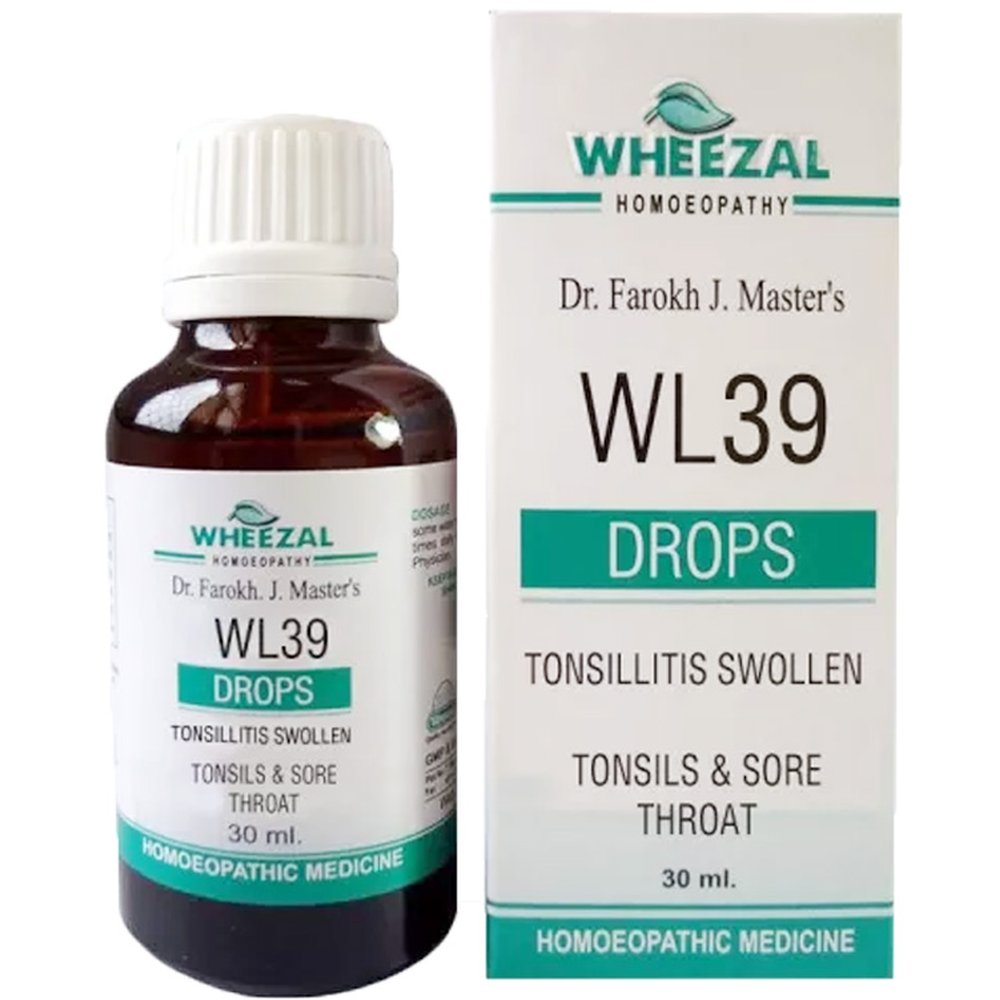 Wheezal WL-39 Tonsillitis Drops 30ml