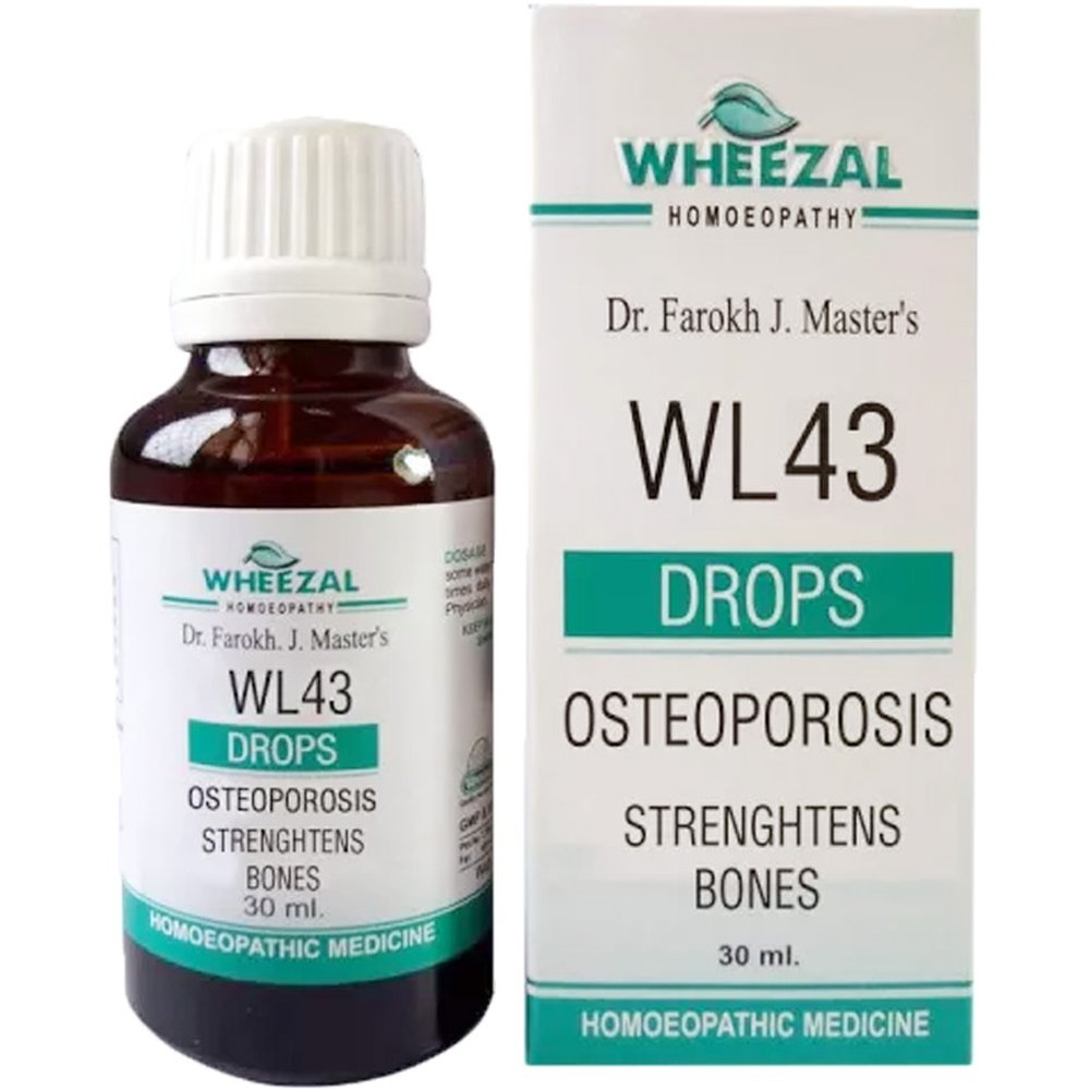 Wheezal WL-43 Osteoporosis Drops 30ml