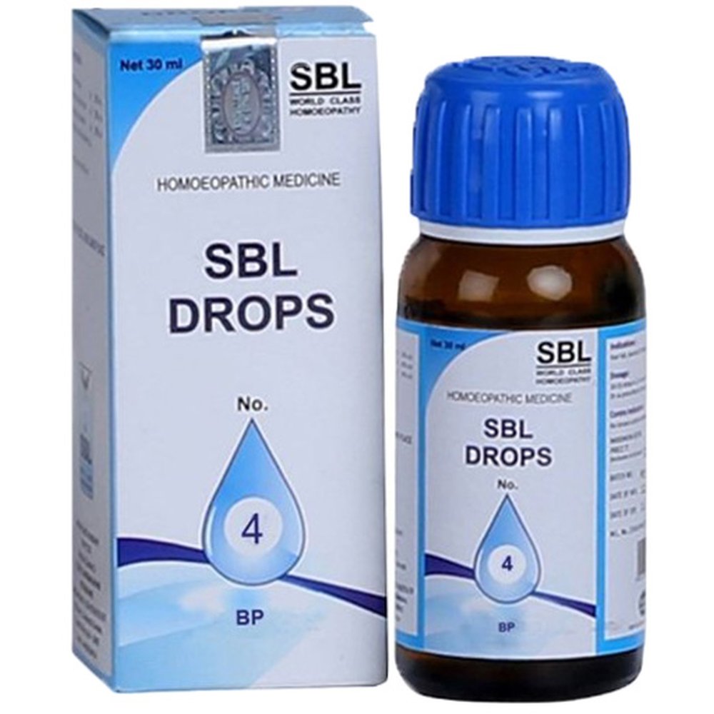 SBL Drops No 4 Hypertension 30ml