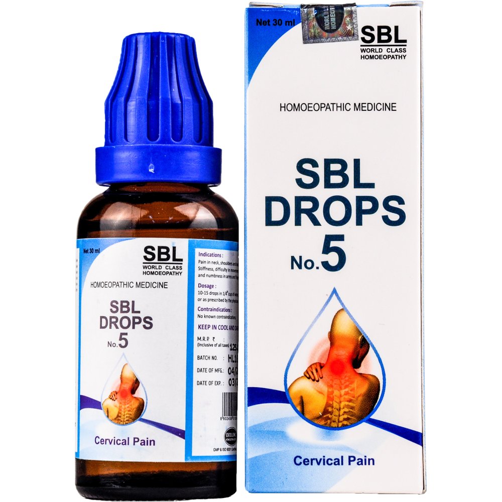 SBL Drops No 5 Cervical Pain 30ml