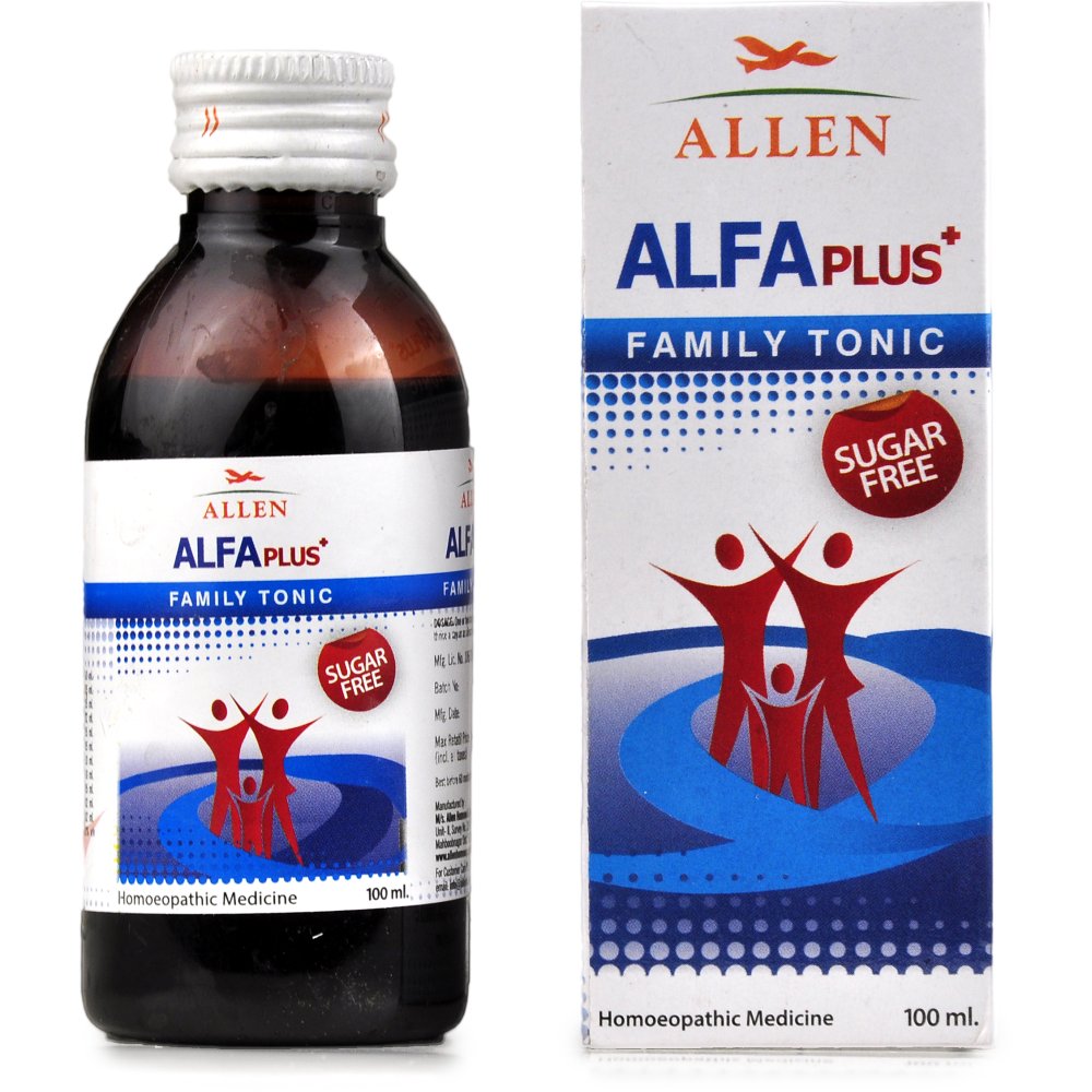 Allen Alfa Plus Family Tonic Sugar Free 100ml