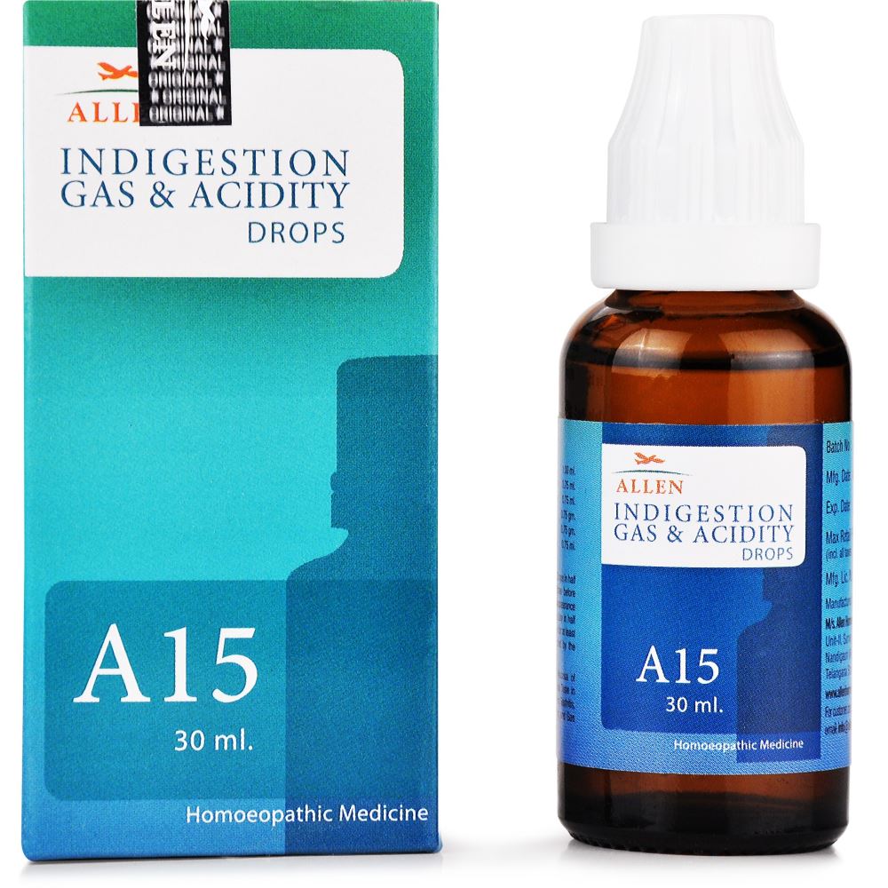 Allen A15 Indigestion Gas & Acidity Drops 30ml