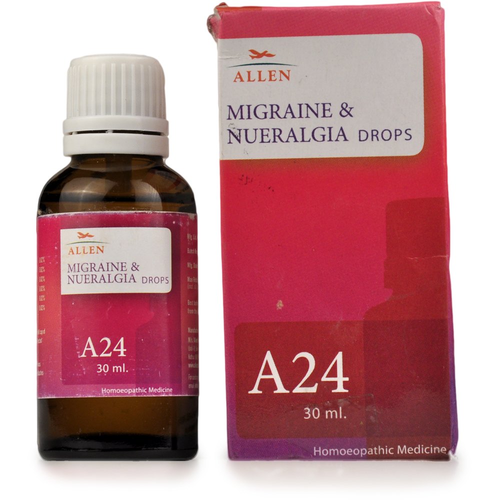 Allen A24 Migrane & Neuralgia Drops 30ml