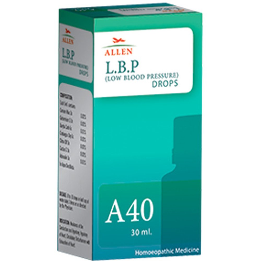 Allen A40 Low Blood Pressure LBP Drops 30ml