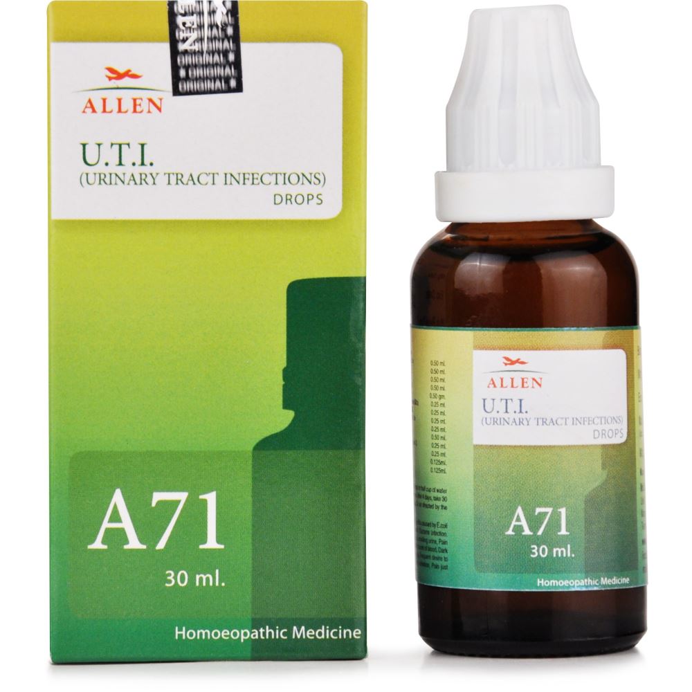 Allen A71 Urinary Tract Infections UTI Drops 30ml