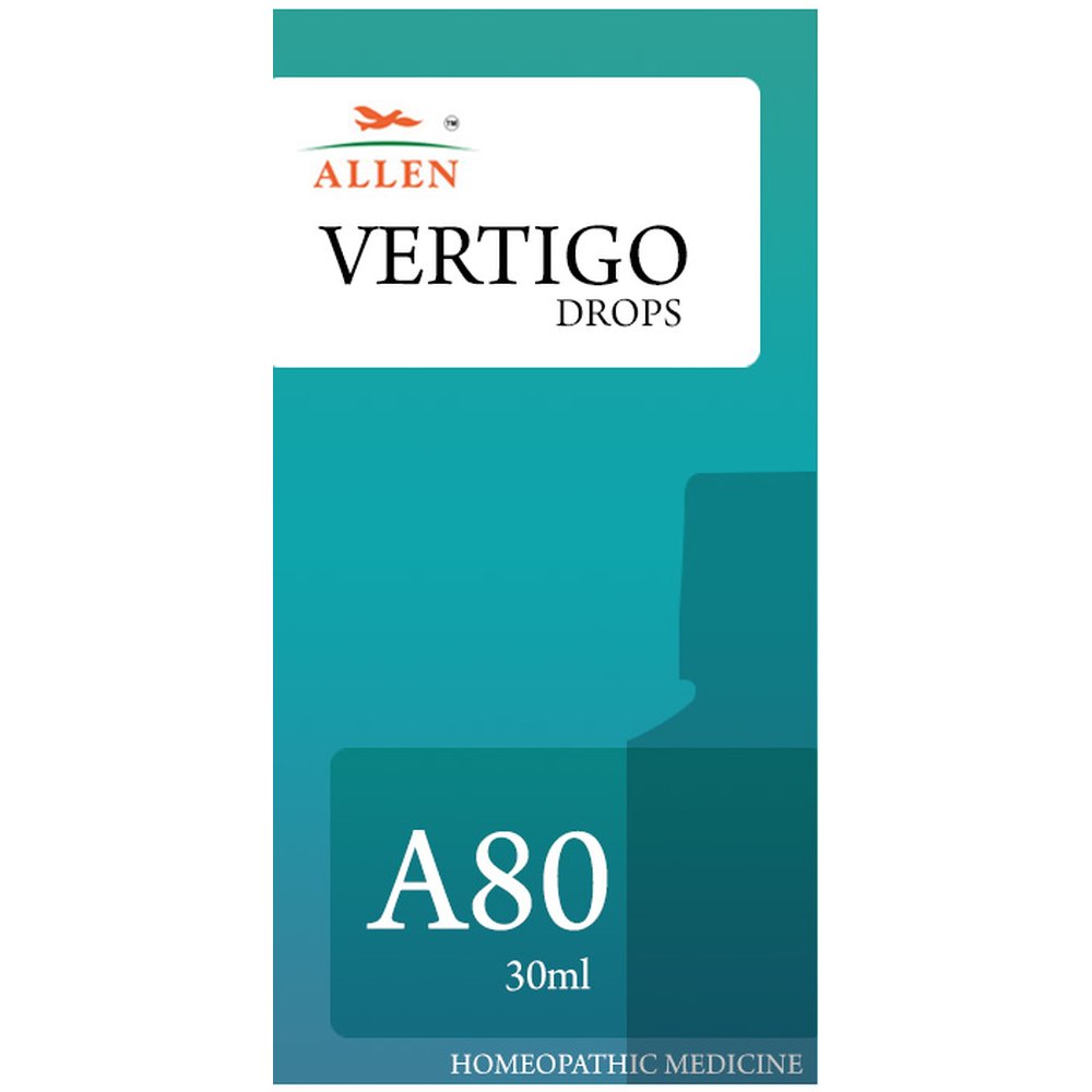 Allen A80 Vertigo Drops 30ml Allen A80 Vertigo Drops 30ml