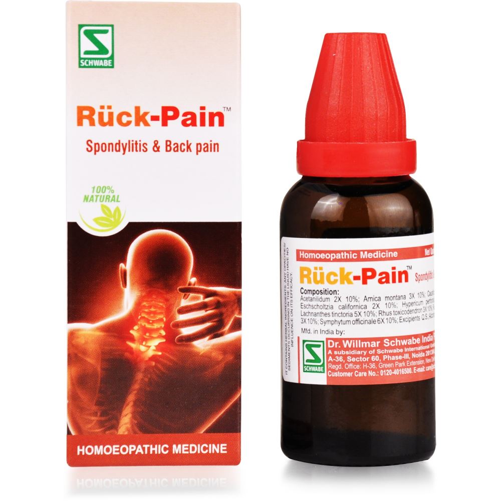Willmar Schwabe India Ruck-Pain Drops 30ml
