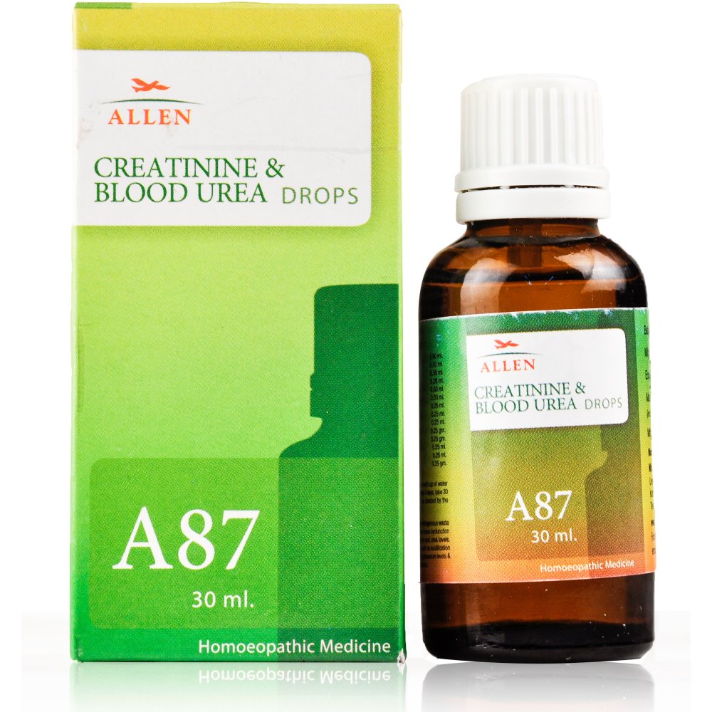Allen A87 Creatinine and Blood Urea Drops 30ml