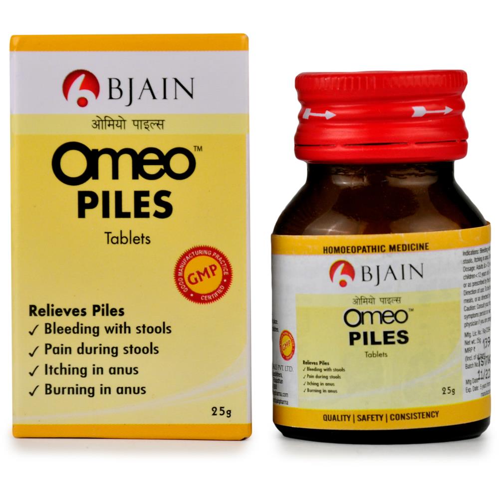 B Jain Omeo Piles Tablets 25g