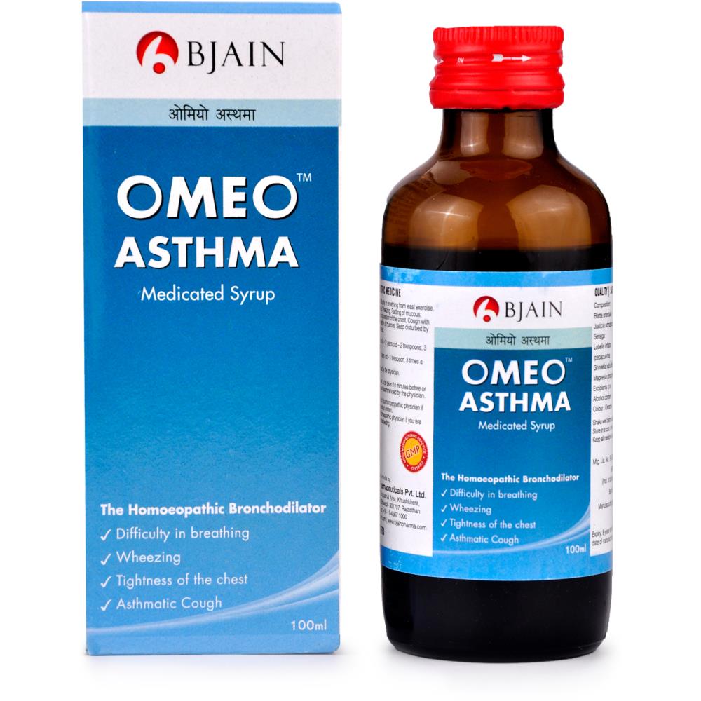 B Jain Omeo Asthma Syrup 100ml