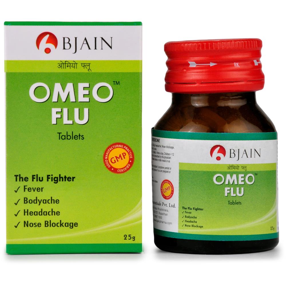 B Jain Omeo Flu Tablets 25g