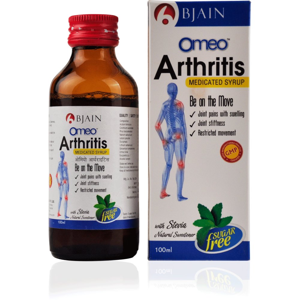 B Jain Omeo Arthritis Syrup Sugar Free 100ml