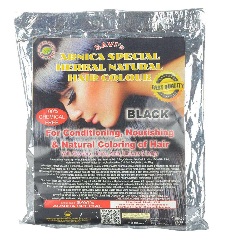 BHP Arnica Special Herbal Natural Hair Colour Black 100g