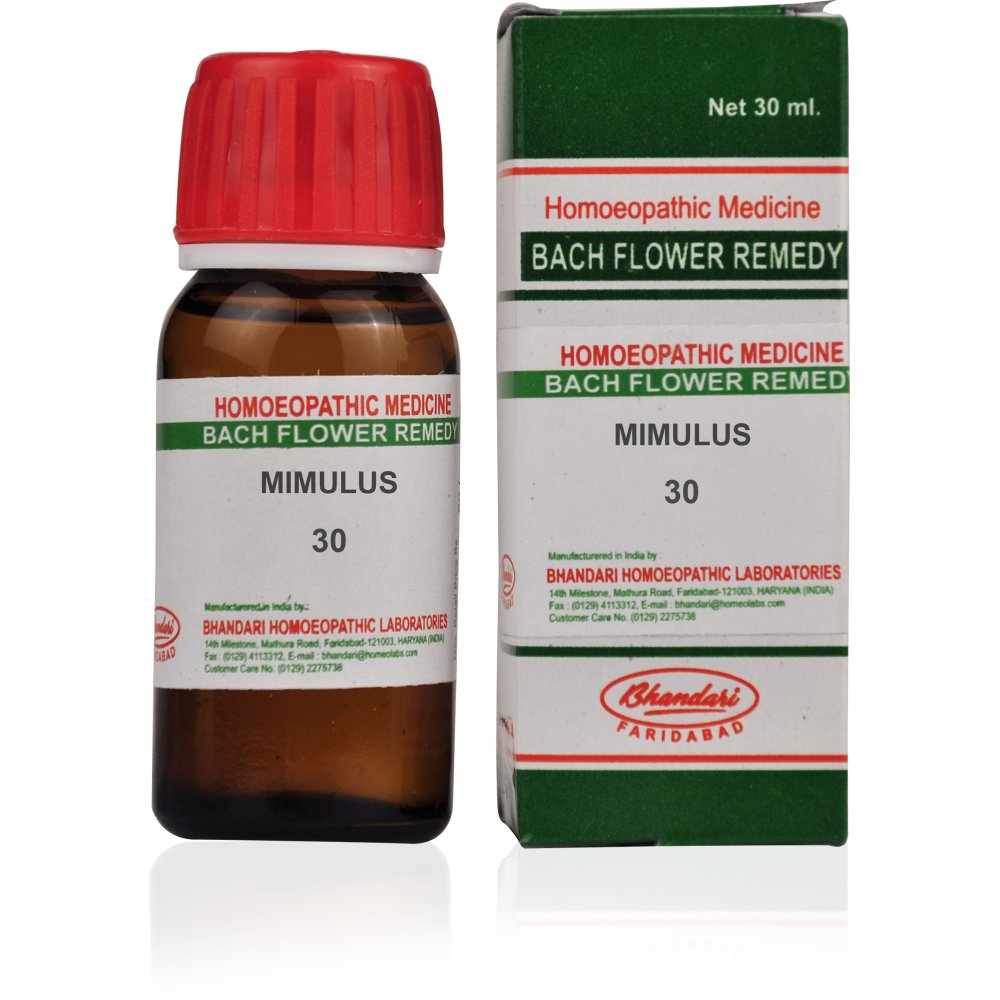 Bhandari Bach Flower Mimulus 30ml Bhandari Bach Flower Mimulus 30ml