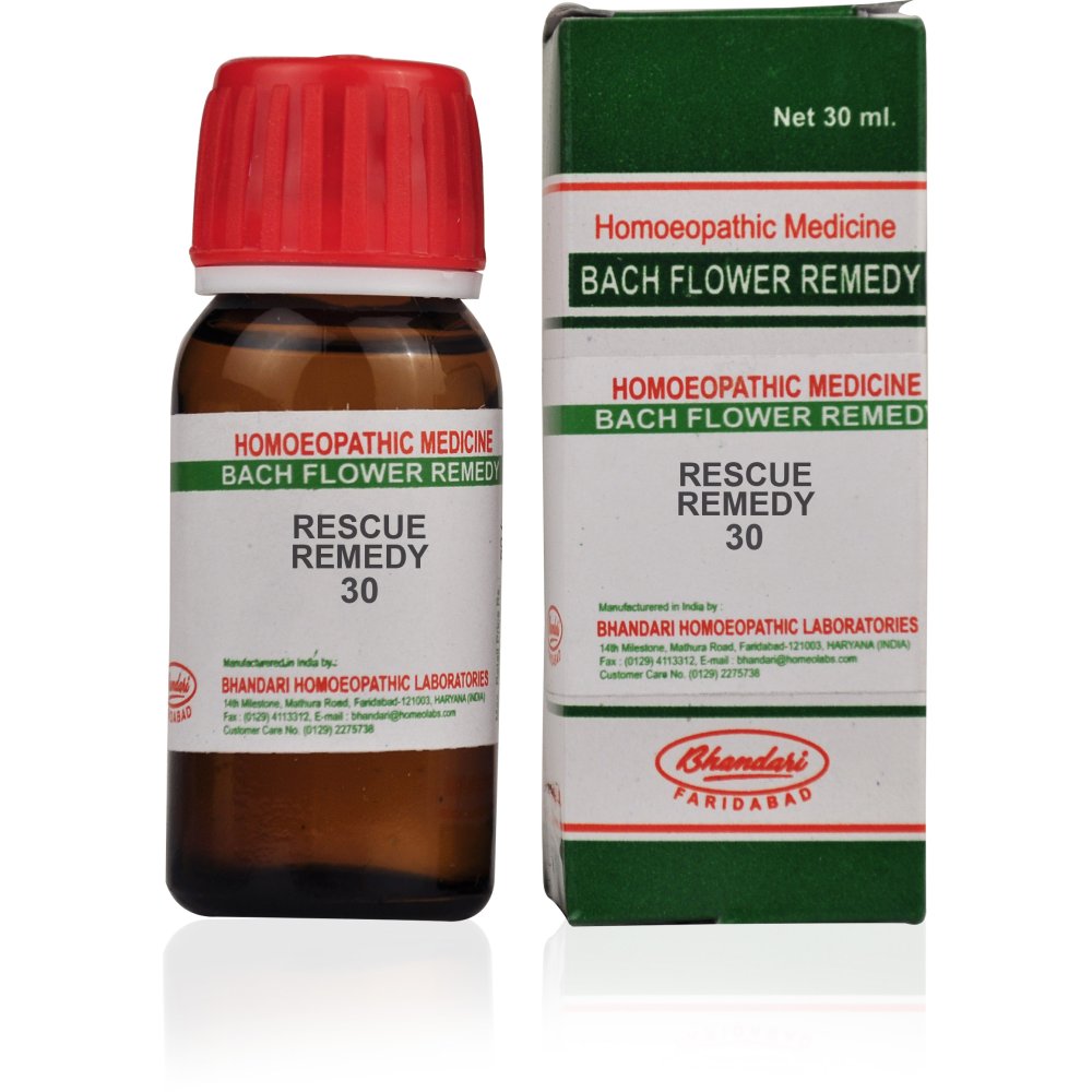 Bhandari Bach Flower Rescue Remedy 30ml