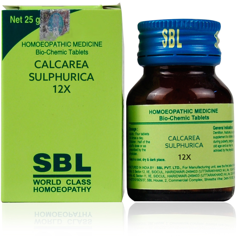 SBL Calcarea Sulphuricum 12X 25g SBL Calcarea Sulphuricum 12X 25g