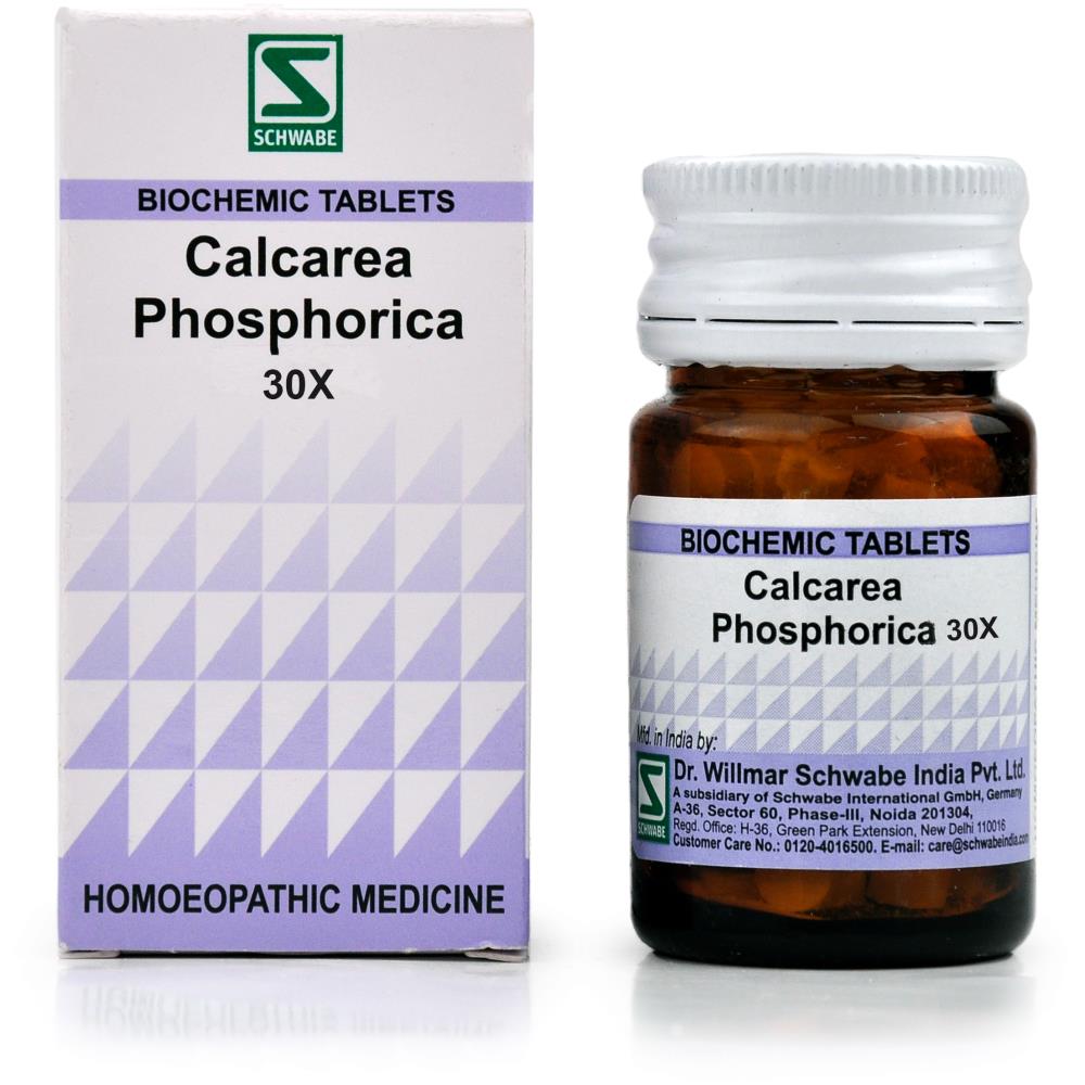 Willmar Schwabe India Calcarea Phosphoricum 30X 20g For Delayed Dentition, walking, Heals fracture, Joint pains, Weakness