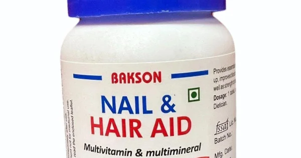 Buy Bakson Nail and Hair Aid Multivitamin Tablets