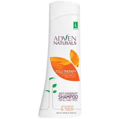BUY Adven Folli Therapy Anti Dandruff Shampoo (100ml) DISCOUNT 55% OFF CoD  | Homeonherbs