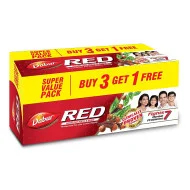 Dabur Red Paste - India's No.1 Ayurvedic Paste , Provides Protection from Plaque , Toothache , Yellow teeth , Bad Breath- 100 g