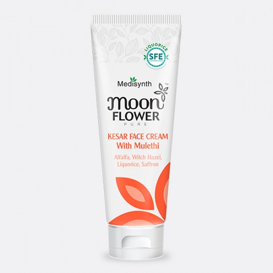 Moonflower Kesar face cream with Mulethi