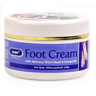 Bakson Sunny Foot Cream With Aloevera, Witch Hazel & Sarsaparilla (100g)
