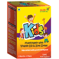Allen Kid Multi Vitamin With Zinc 15ml