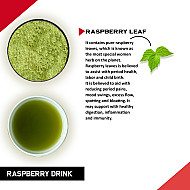 Raspberry Powder - Raspberry Matcha Helps with Periods, Fertility, Normal Delivery and Child birth