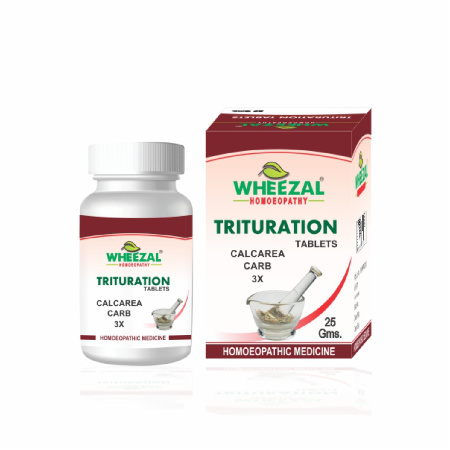 Wheezal Calcarea Carb 3X 25gm