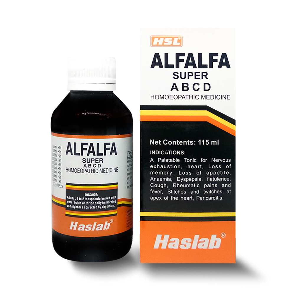 Haslab Alfalfa Super Abcd Tonic Sugar free 450ml
