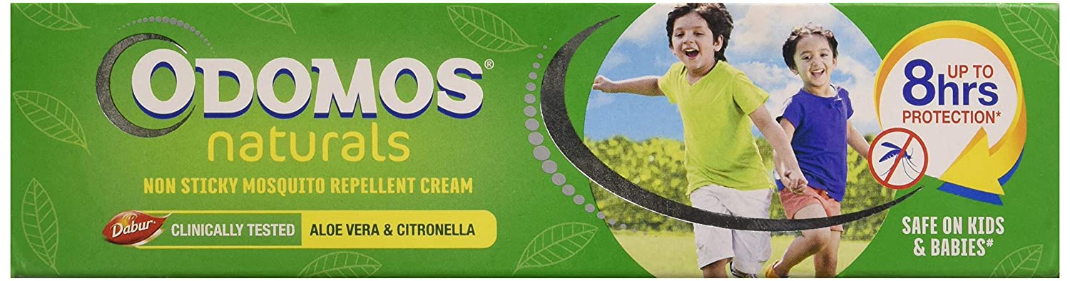  Dabur Odomos Naturals Non-Sticky Mosquito Repellent Cream - 100g 