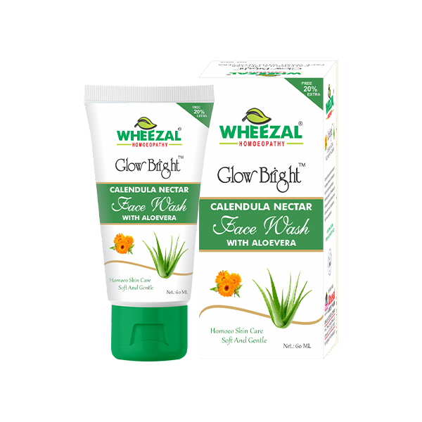Wheezal Calendula Nectar Facewash (With Aloevera) 60ml
