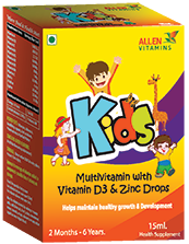 Allen Kid Multi Vitamin With Zinc 15ml