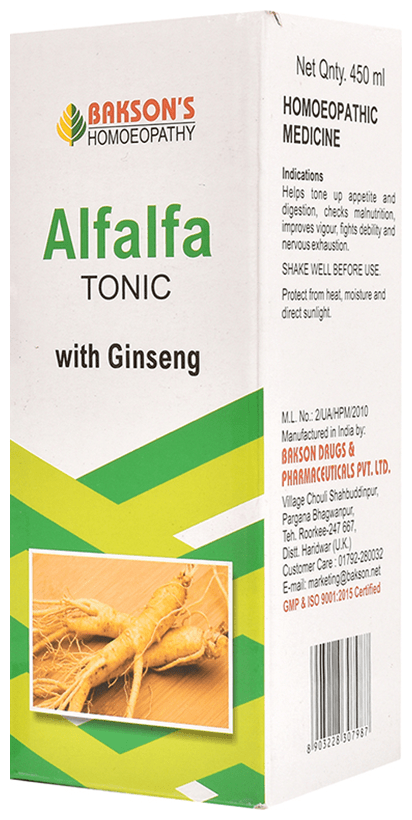 Bakson's Alfalfa Tonic 