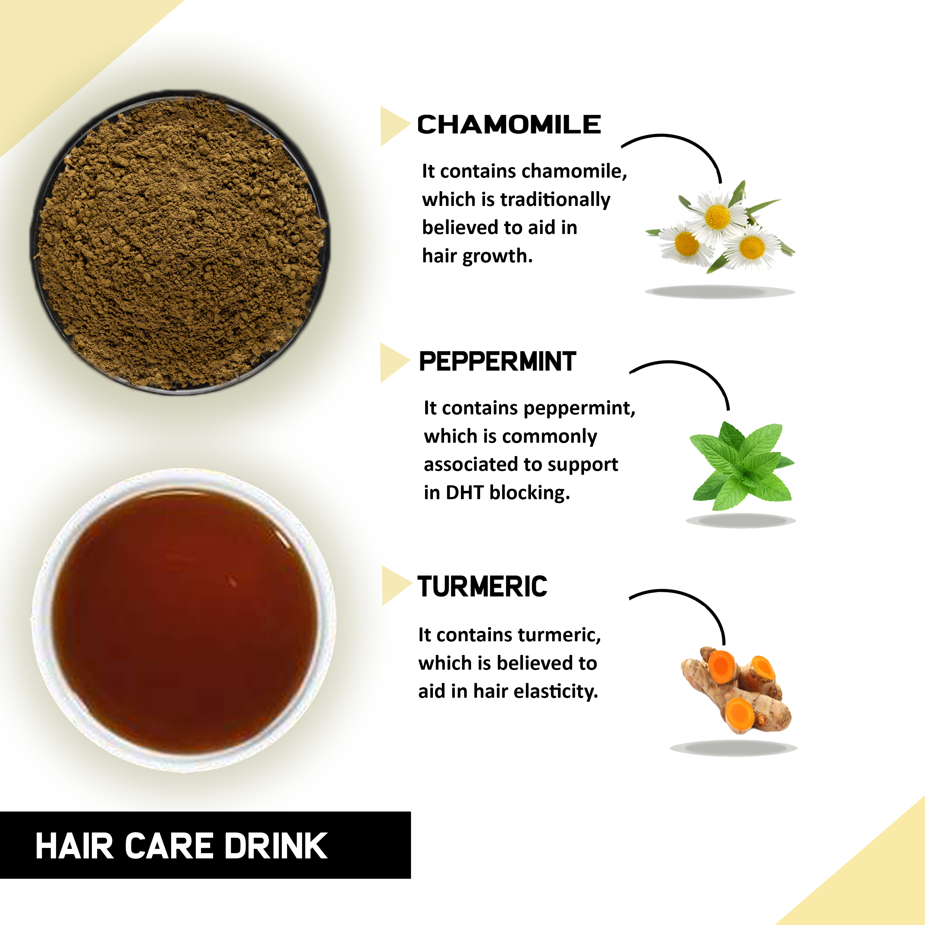 Hair Care Drink Mix - Helps with Hair Fall, Shine, Repair & Strength