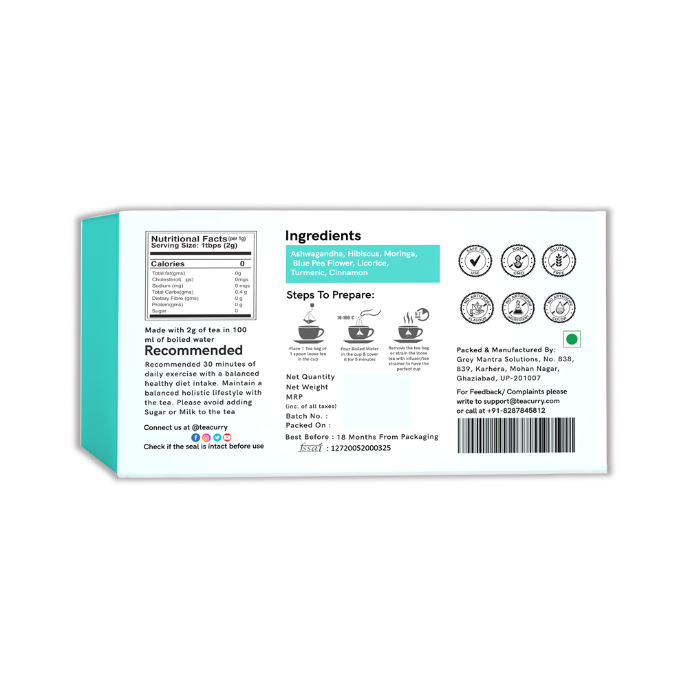 Anti Ageing Tea - Feel Young Tea helps in Skin Glow, Hair Care and Premature Ageing