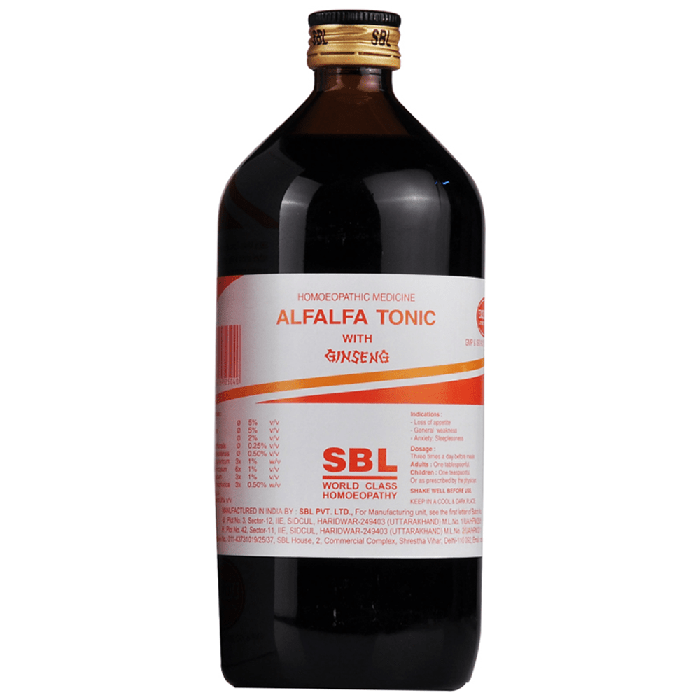 SBL Alfalfa Tonic 180ml with Ginseng
