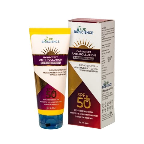 LDD Bioscience UV-Protect Anti-Pollution Sunscreen Cream 50 gm