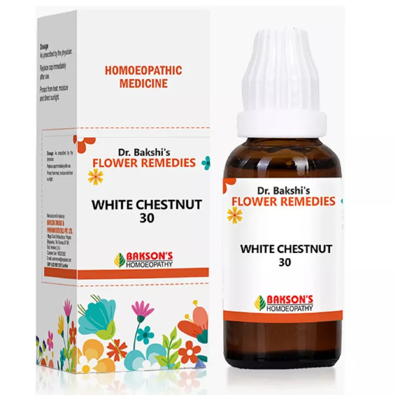 Bakson Flower Remedies WHITE CHESTNUT 30ch 30ml