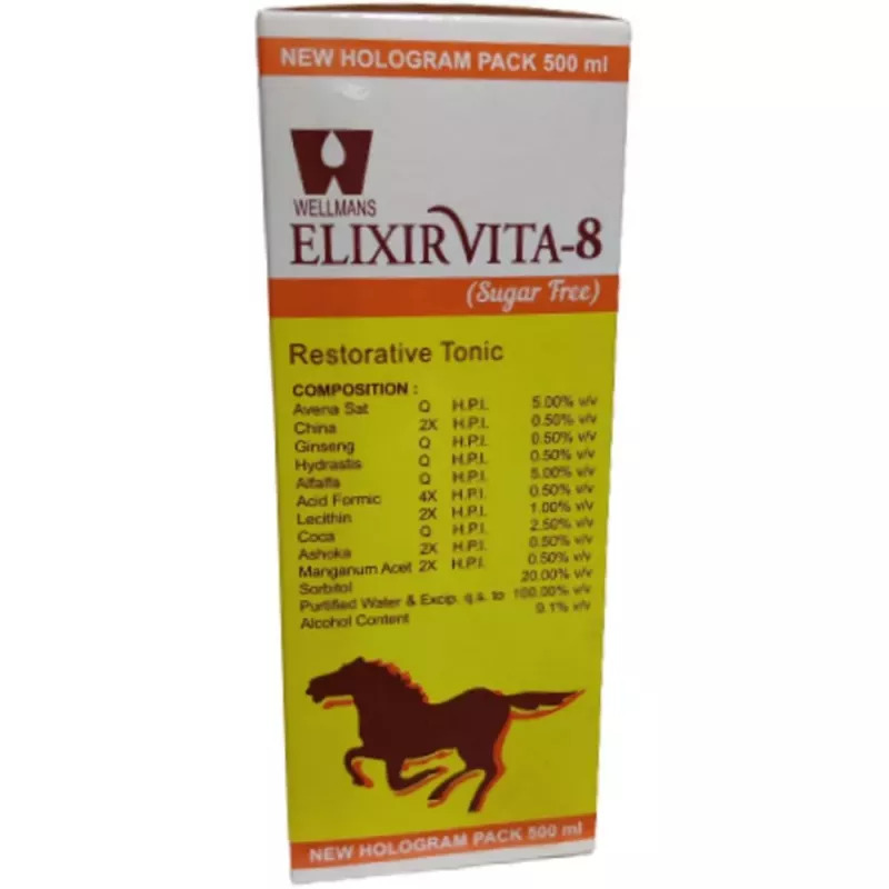 Dr Wellmans Elixir Vita-8 120ml