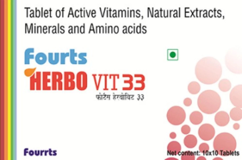 Fourrts Herbo Vit33 Vitamin Supplements 10s