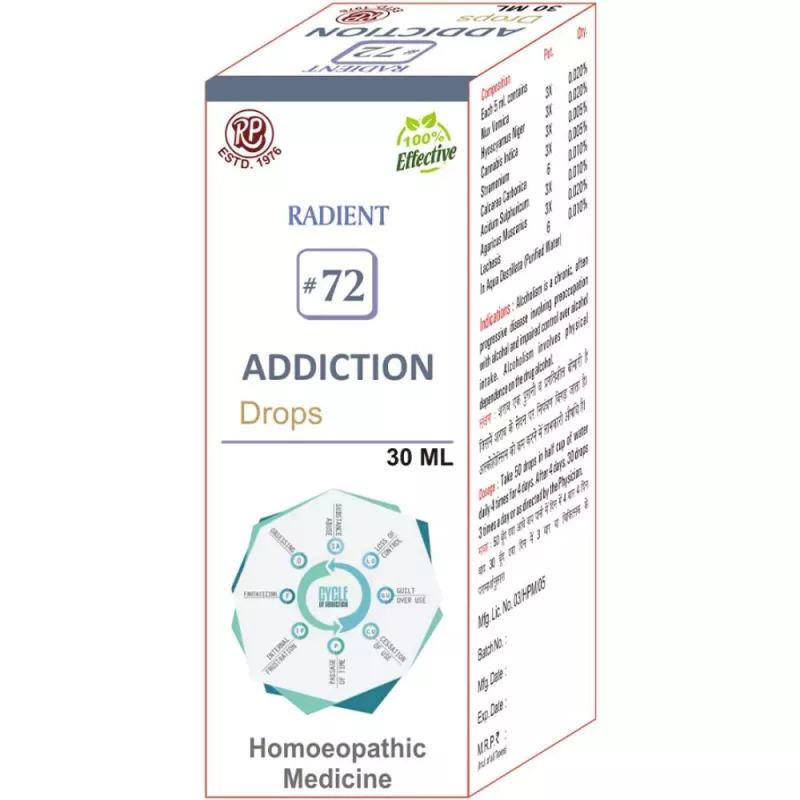 Radient 72 Addiction Drop 30ml